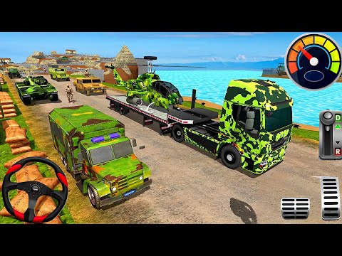Us Army Helicopter Tank Transport Simulator - Army Officer Driver Duty 3D : Android Gameplay