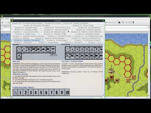 PanzerLeader - Scenario 5 Operation Goodwood - Introduction and Allied Turn 1