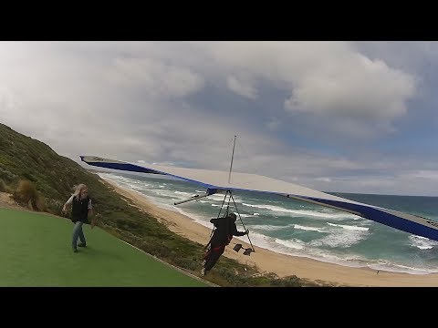 171020 Hangliding Portsea Speedwing Paragliding Cairns Bay Victoria Australia