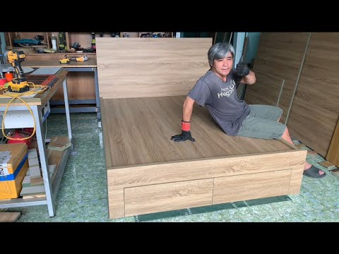 Building an MDF Bed: Creative and Cool #woodworking
