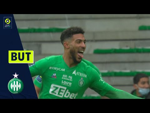 But Denis BOUANGA (23' - ASSE) AS SAINT-ÉTIENNE - PARIS SAINT-GERMAIN (1-3) 21/22