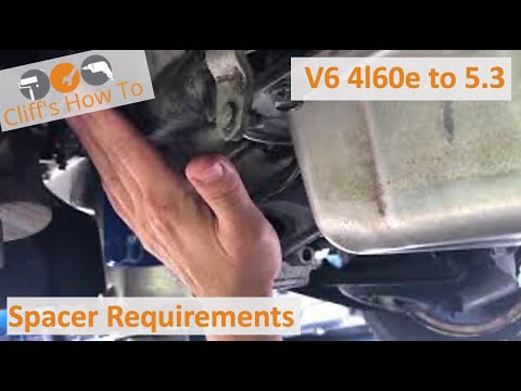 5.3 To S10 V6 4L60E Spacer Requirements *If using this flex plate on LS motor, remove the weight!