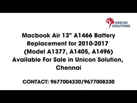 Macbook Air 13\" A1466 Battery Replacement for 2010-2017 (Model A1377, A1405, A1496)