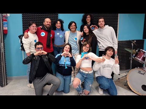 AZZURRO CORAZÓN  💙 DIEGO MORENO - Liceo Melissa Bassi di Scampia - Napoli - Backstage Video - TV