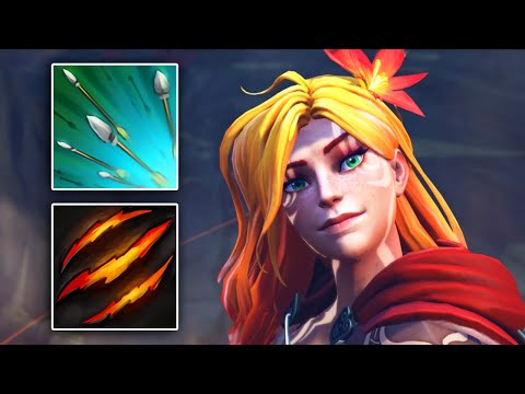 Windranger channels the wind to gain 500 additional attack speed against a single enemy unit