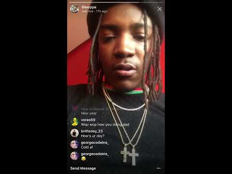 Lil Mister in studio smoking big opps