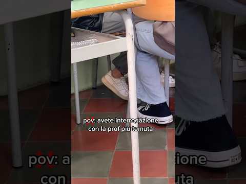 Quando avete quella Prof