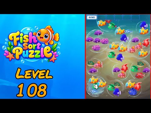 Fish Sort Puzzle Level 108 Walkthrough thumbnail