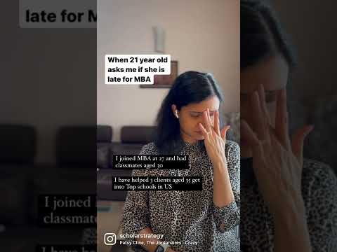 Is there an age to do MBA? Stay tuned for a short series on MBA on #ScholarStrategy. #mba  #shorts