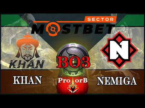 Khan vs Nemiga | Dota 2 Live | Sector Mostbet Dota 2 Season 2