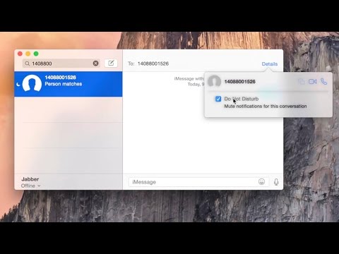 Do Not Disturb - OS X Yosemite Starter Guide