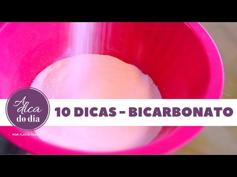 10 Dicas preciosas para usar o bicarbonato de sódio