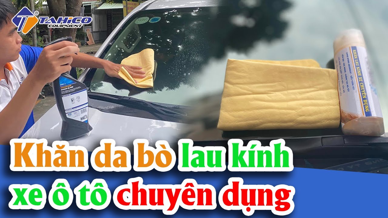 Khăn lau kính xe ô tô chuyên dụng 17