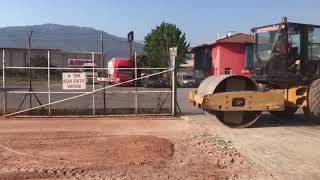 Beton kilitli parke döşemesi için zemin sikistirma