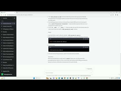 Kill The Process Using Its Name Inside Linux Python