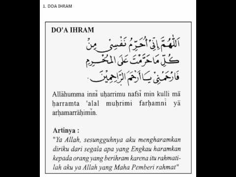 1 doa ihram