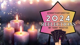 #endofyeartarottag - 2024 Tarot Practice Reflections. VR to @chaneldays
