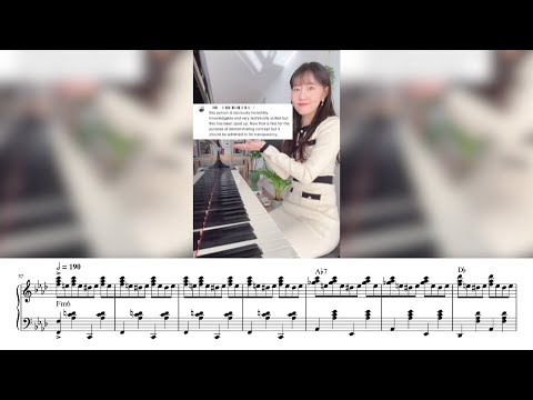 you can't play piano this fast