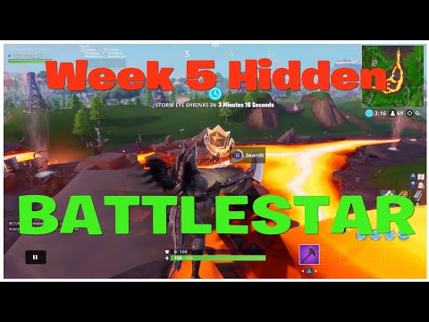 Season 8 Week 5 Hidden BATTLESTAR Location in Fortnite