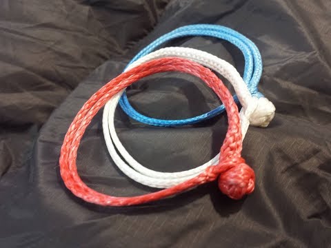 Button Knot Soft Shackle D.I.Y. How To  #evoloop