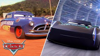Next Generation Racers vs. Veteran Legends! | Pixar Cars