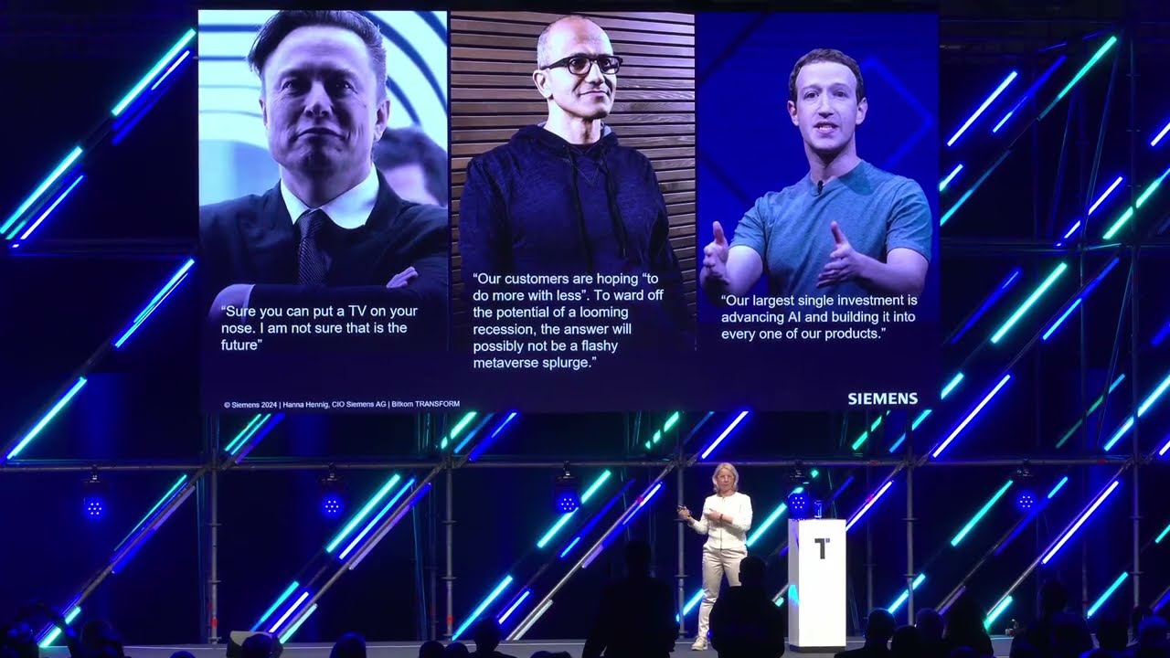Siemens AG - Digitale Transformation & Industrial Metaverse – Bitkom Events 2024