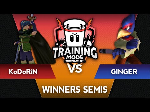 Training Mode Tournaments #9 Ginger (Falco) vs. KoDoRiN (Marth) - SSBM Winners Semis - Melee