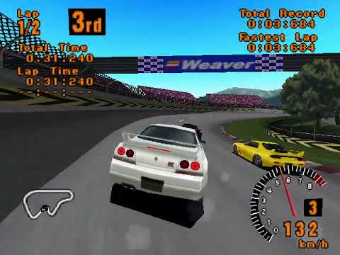 Gran Turismo 1 PS1 All tracks gameplay