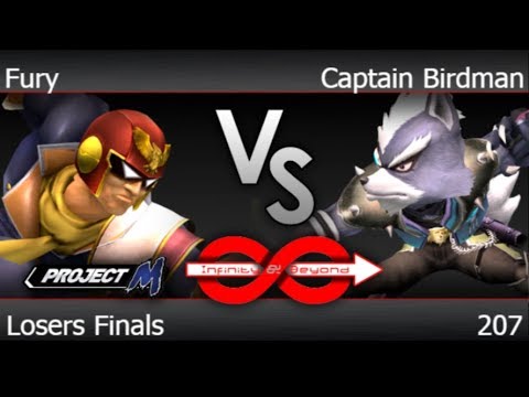 IaB! 207 - Fury (C Falcon, Marth. Fox) vs Captain Birdman (Wolf) Losers Finals - PM