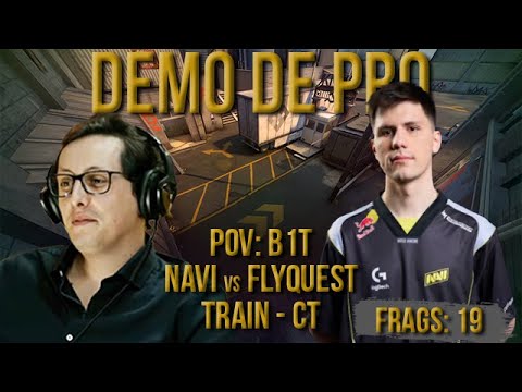 [PT] CS 2 -  zorlaK Analisa: PoV B1T - NAVI vs FLYQIEST - TRAIN (CT-SIDE) [Demo de Pro]