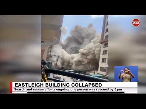 18-storey building under construction collapses in Eastleigh, several feared trapped