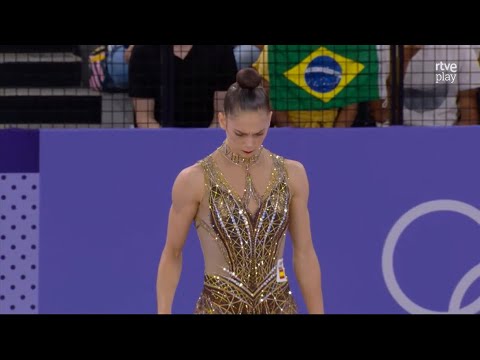 Polina BEREZINA (ESP) Hoop Qualification 29,70 - Paris 2024 Olympic Games (HD) 