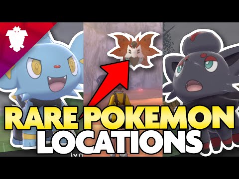 RARE POKEMON and SPECIAL SPAWNS in the Isle of Armor DLC!!