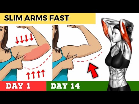 5 Minute SLIM ARMS WORKOUT Get Lean Arms Toned Arms Lose Arm fat Slim Flabby Arm in 2 Weeks