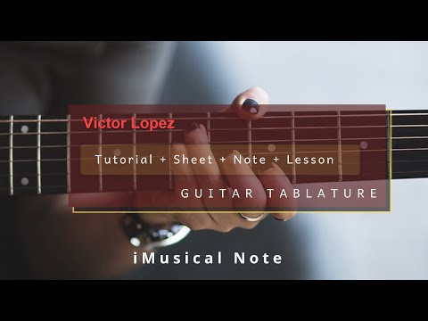 Guitar TAB - Victor Lopez : Enero Opus | Tutorial Sheet Lesson #iMn