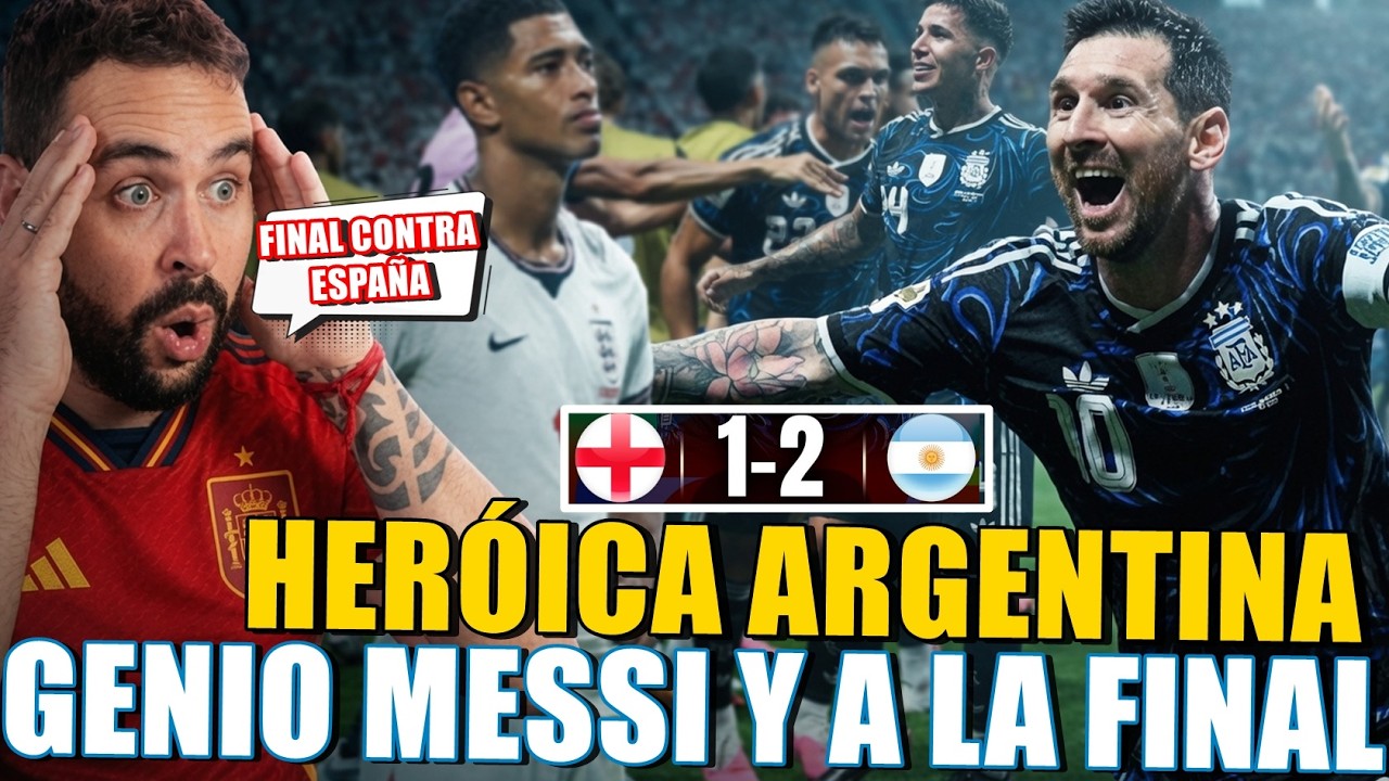 ¡HERÓICA REMONTADA de ARGENTINA a INGLATERRA! Y FINAL CONTRA ESPAÑA ¡MESSI es INMORTAL!