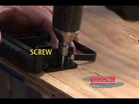 Quick shutter clamping system DemoVideo