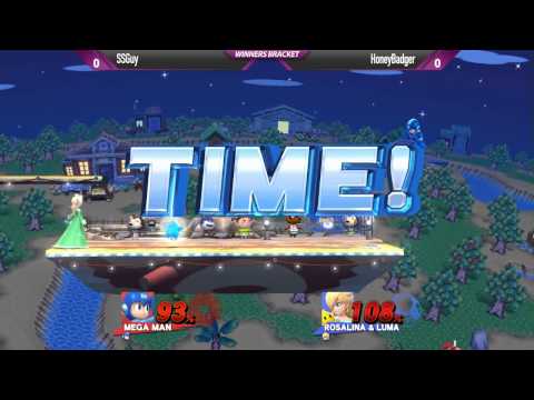 Shockwave 14 Smash 4 - SSGuy (Mega Man) vs HoneyBadger (Rosalina) - Winners Bracket