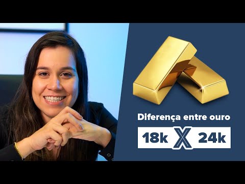 Diferença entre ouro 18K x 24K