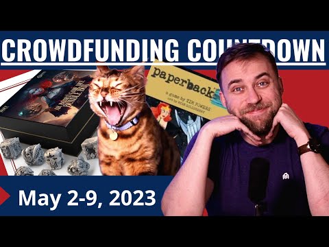 Crowdfunding Countdown (Ep 88) - Paperback, Awaken Realms Story Dice, and ... umm... more?