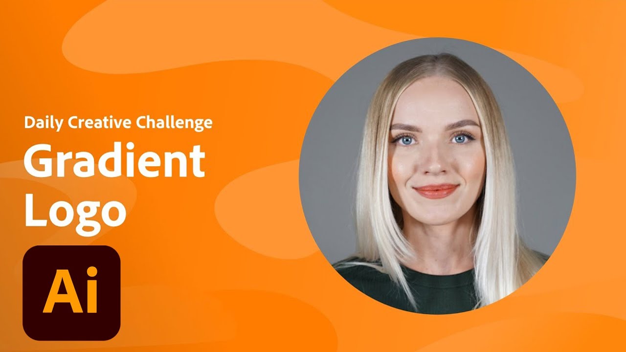 Illustrator Daily Creative Challenge - Gradient Logo | Adobe Creative Cloud