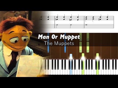 The Muppets - Man or Muppet - Accurate Piano Tutorial with Sheet Music