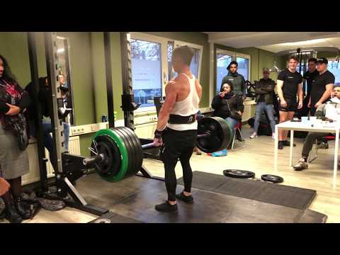 225kg deadlift at 66kg bodyweight (powerlifting meet)