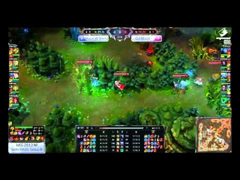 NaJin White Shield vs CJ Entus Blaze   Game 1 WCG 2013 Qualifiers Korea SemiFinals   NJWS vs CJB MUS