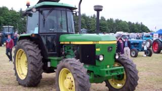 preview picture of video 'John Deere Tractors Vintage Agricultural Machinery Club Rally Strathmiglo Fife Scotland'