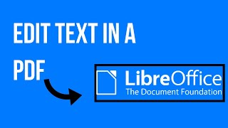 How to Edit Text in A PDF File