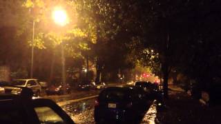 preview picture of video 'Peak Winds from Hurricane Sandy on Capitol Hill'