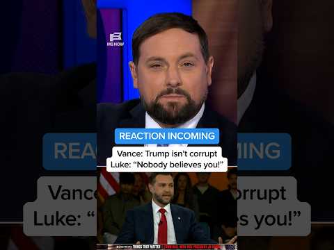 REACTION INCOMING – Vance: Trump isn't corrupt Luke: 'Nobody believes you!'