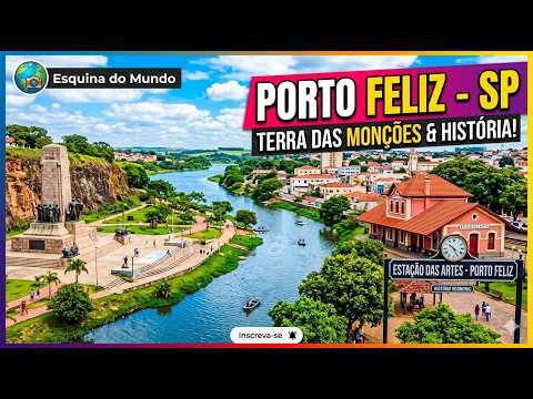 PORTO FELIZ / SP: A cidade que desbravou o interior do Brasil! 🇧🇷🛶