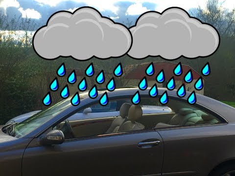 Left Car Windows Down In The Rain? How to DRY IT OUT!